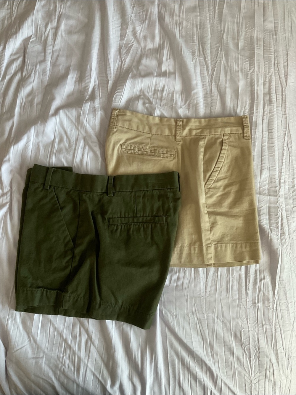 Calvin Klein Olive and Beige Bermuda Shorts Set